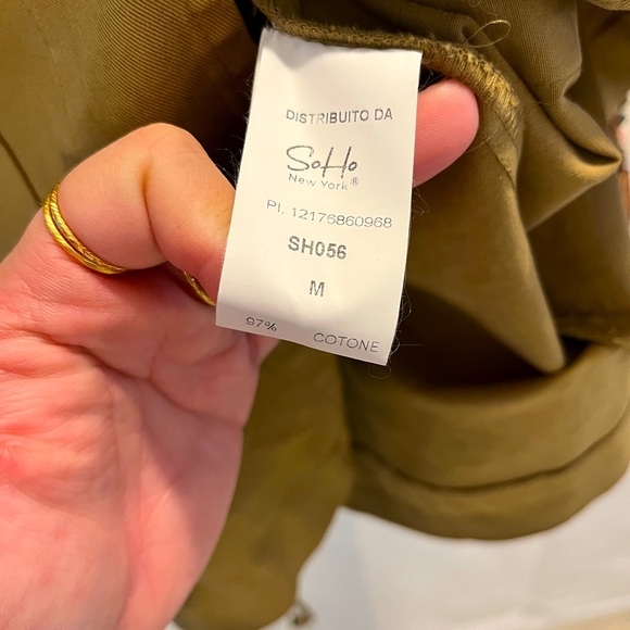 NWT Soho New York Made in Italy. Aztec print utility jacket. Avail sizes: multi. - Picture 6 of 7